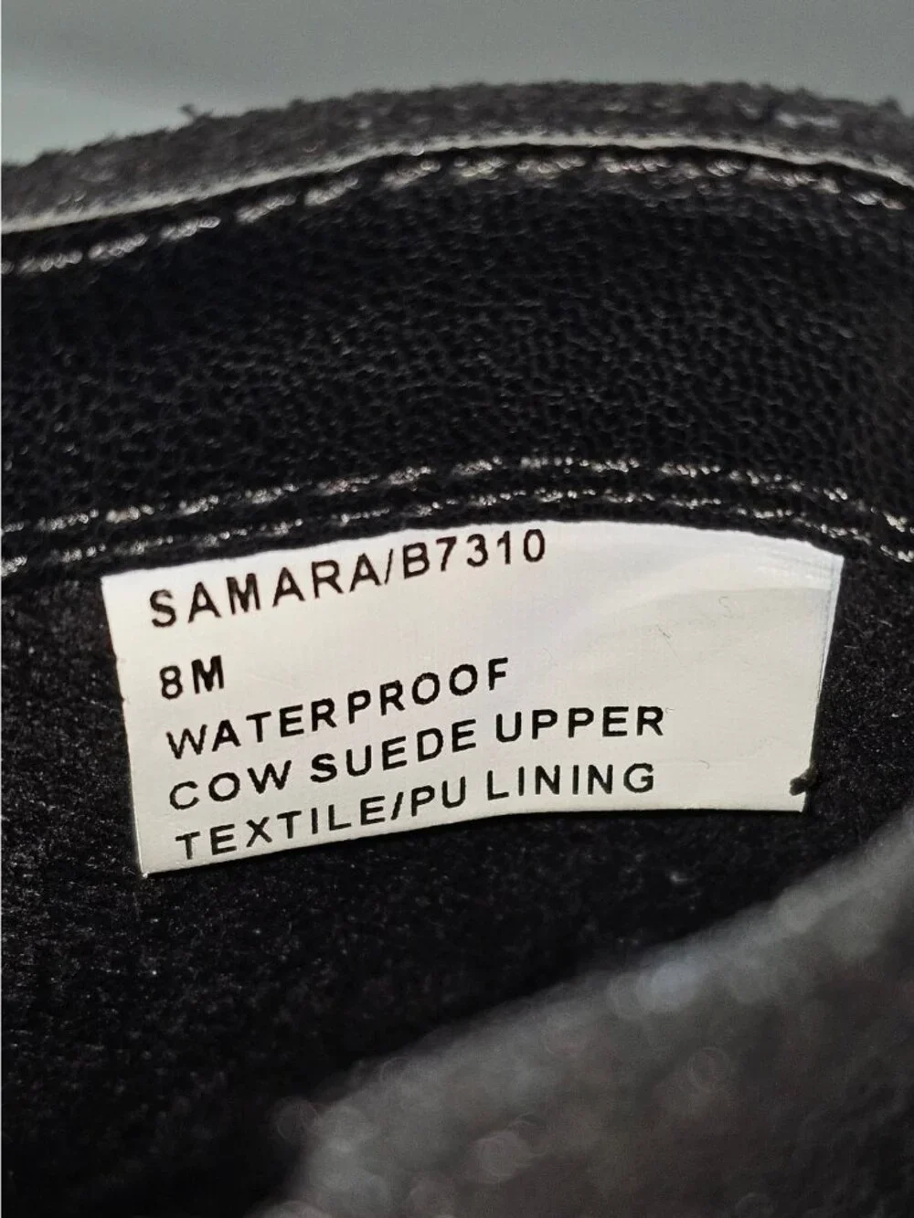 Blondo Samara Waterproof Ankle Boot Black Suede Block Heel Womens 8 NEW